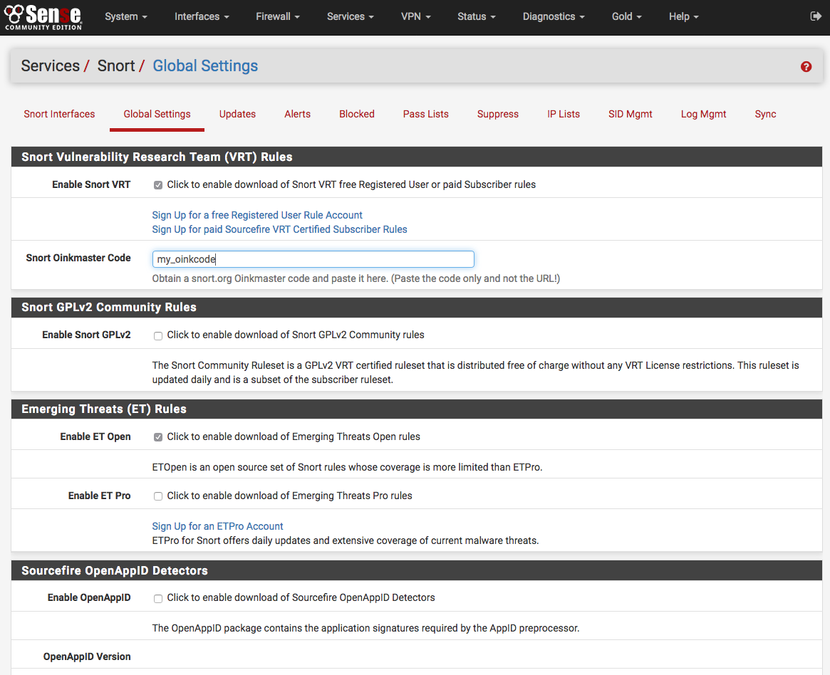 Packages Ids Ips Configuring The Snort Package Pfsense Documentation - roblox create a new ruleset