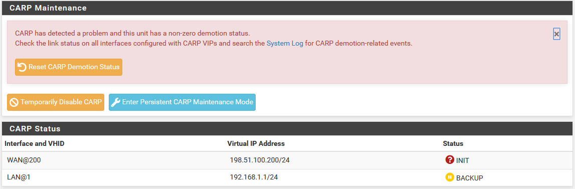 pfSense] Configuring High Availability – Provya