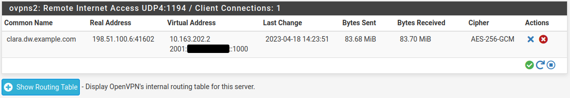 check if openvpn is running