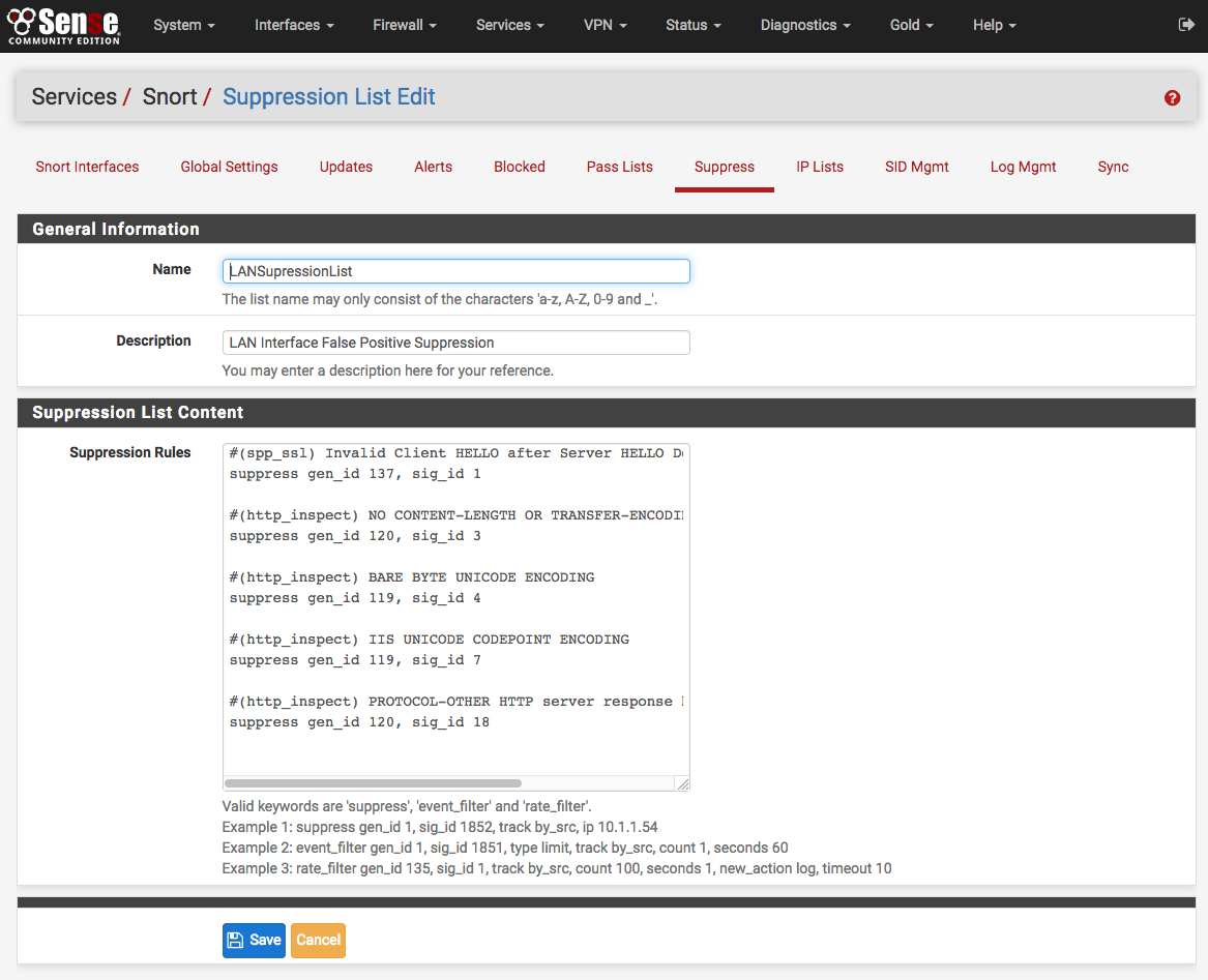 Ids Ips Configuring The Snort Package Pfsense Documentation - oder alarm roblox id code