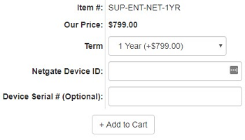 Netgate Support Order Information