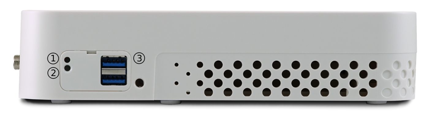 Left side view of the Netgate 6100 Firewall Appliance